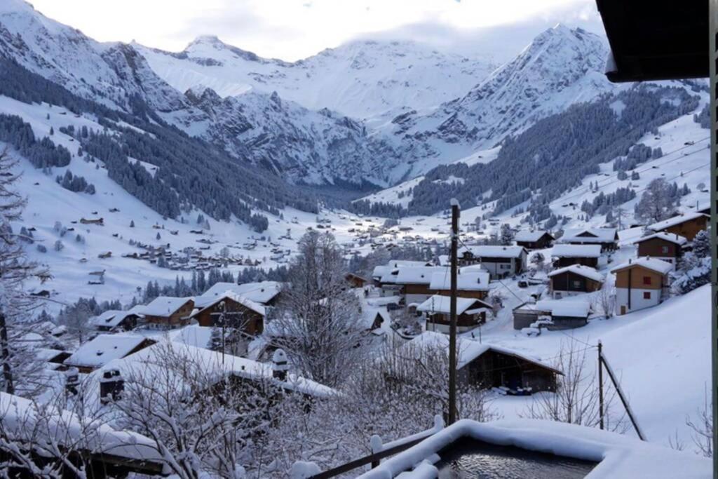 Chalet Sonnenheim Mit Atemberaubender Aussicht Adelboden Extérieur photo