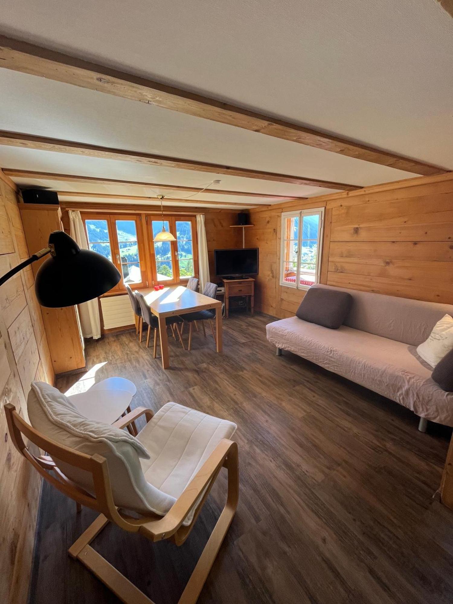 Chalet Sonnenheim Mit Atemberaubender Aussicht Adelboden Extérieur photo