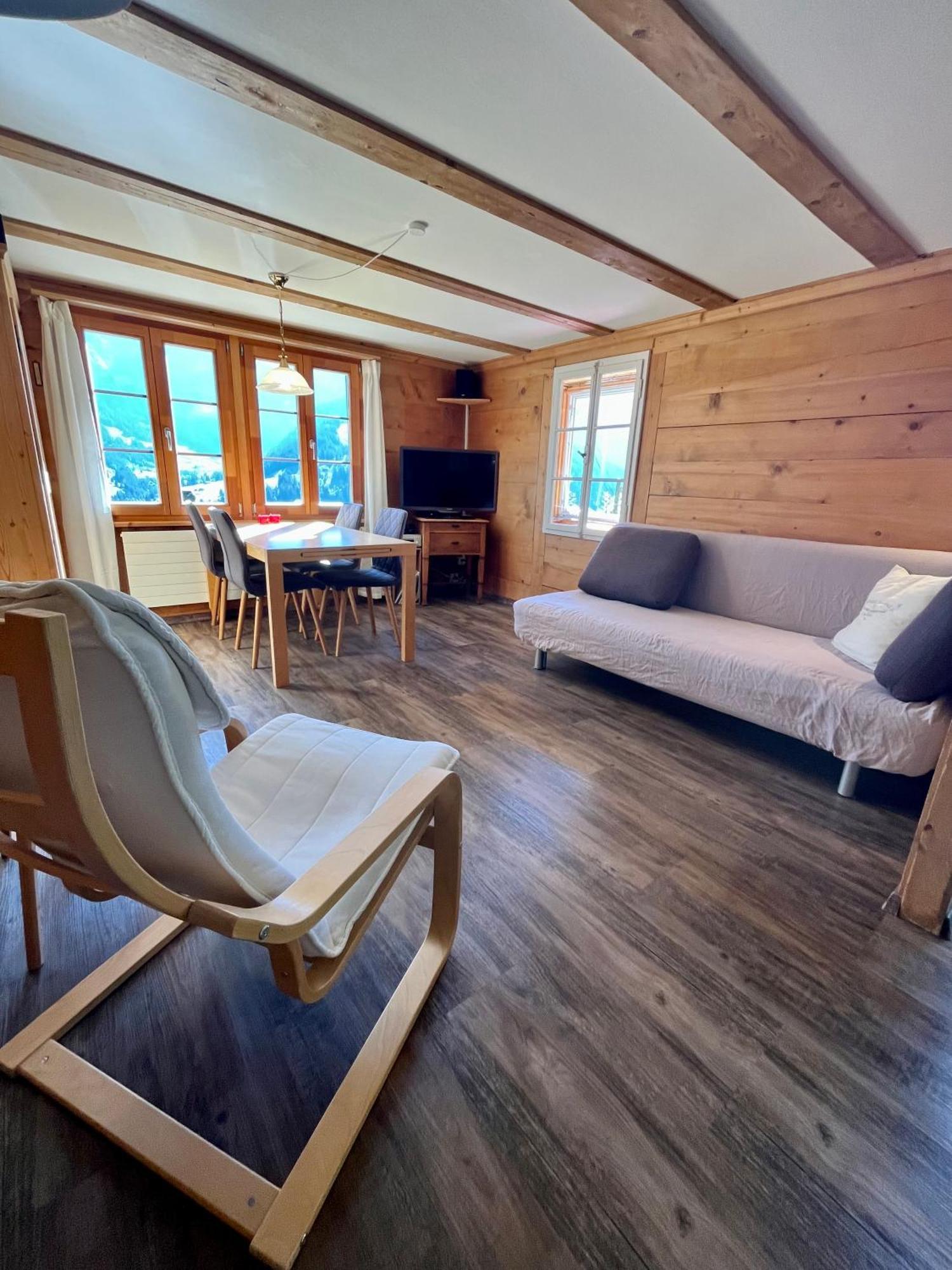 Chalet Sonnenheim Mit Atemberaubender Aussicht Adelboden Extérieur photo